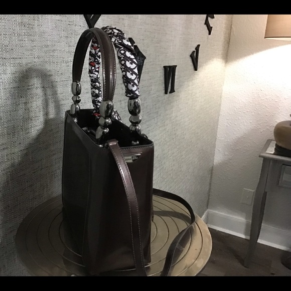 Auth Christian Dior Maris Pearl Patent Leather Bag - Picture 3 of 16